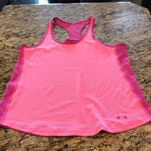 Under armour mesh tank top